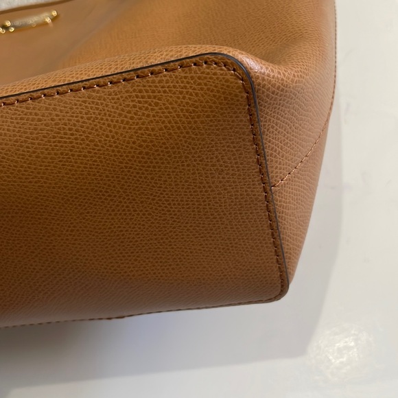 Michael Kors brown leather tote shoulder bag large - Picture 14 of 16